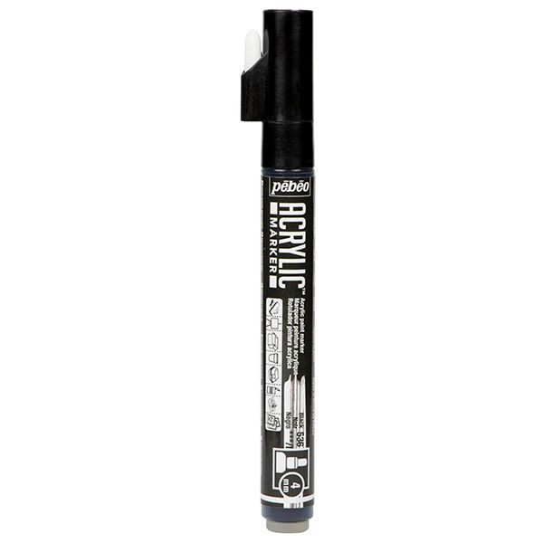 Pebeo Acrylic Marker 4mm - Black