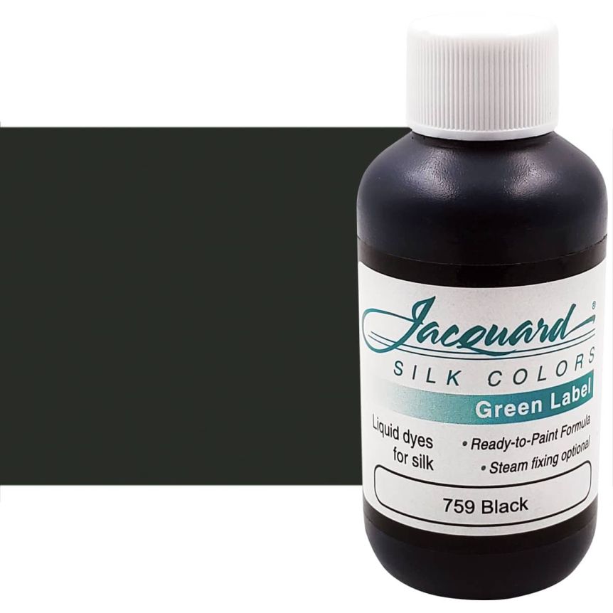 Jacquard Silk Color - Black, 60ml Bottle