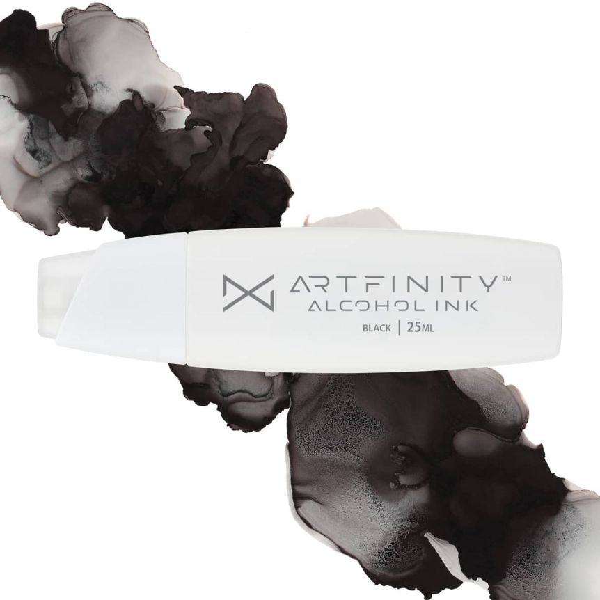 Artfinity Alcohol Ink - Black 100, 25ml