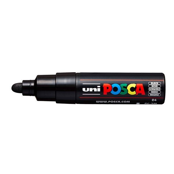 Uni Posca Marker Medium Bullet Tip PC-5M Black