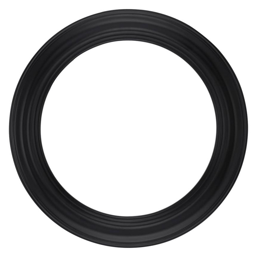 Ambiance Round Frame - Black, 5" Diameter