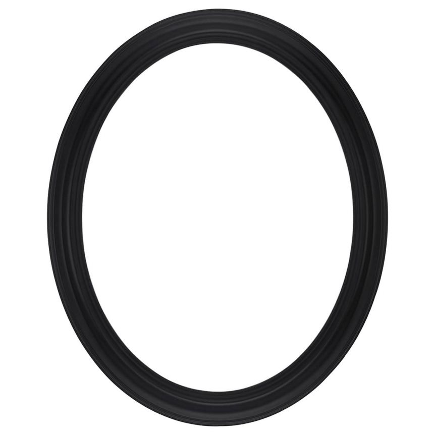 Ambiance Oval Frame - Black, 16"x20"