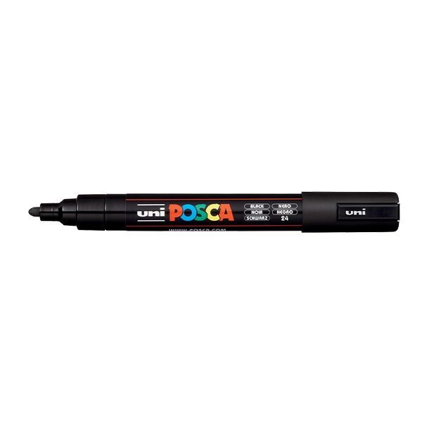 Posca Paint Marker, Black, Medium Tip Marker Jerry's Artarama