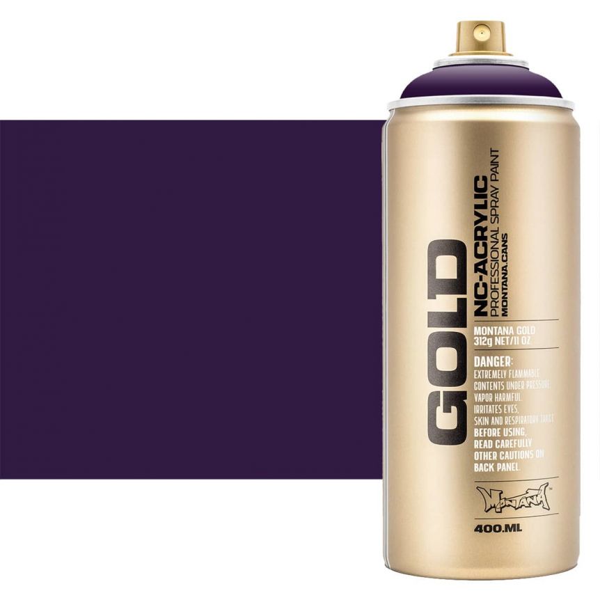 GOLD Acrylic Professional Spray Paint 400 ml Black Purple | Jerry's