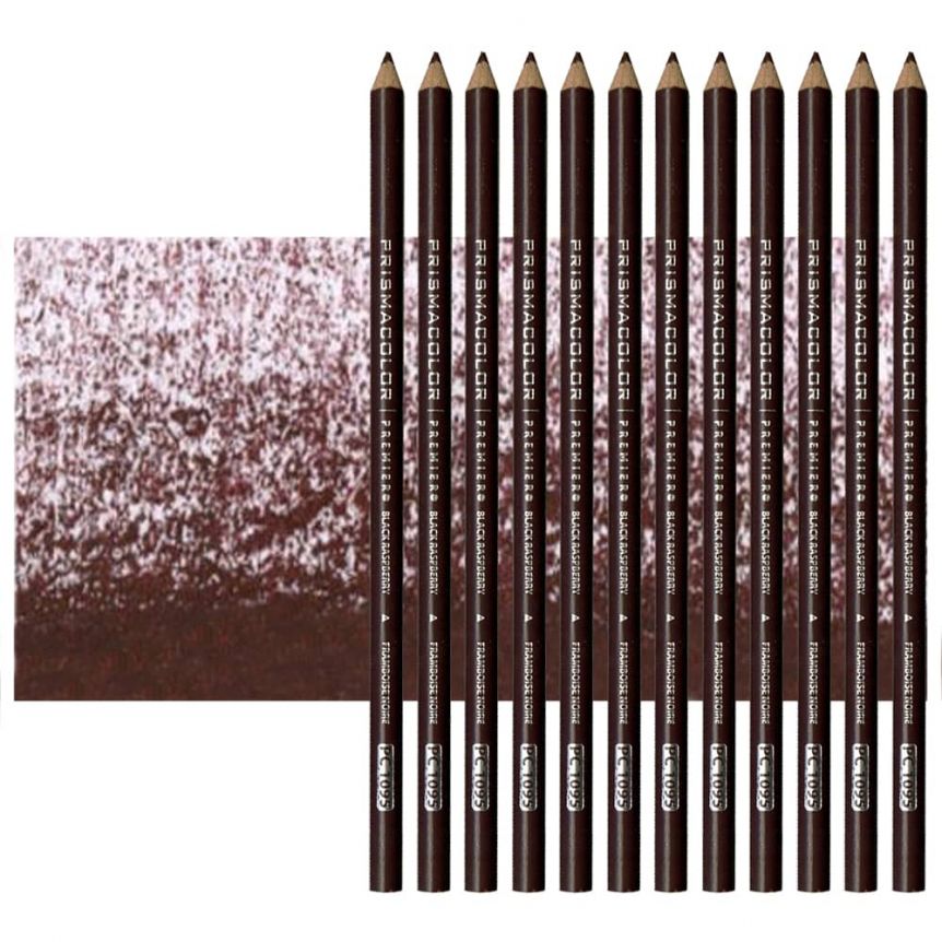 Color Palette: Copic Marker + Colored Pencil Combination (Black