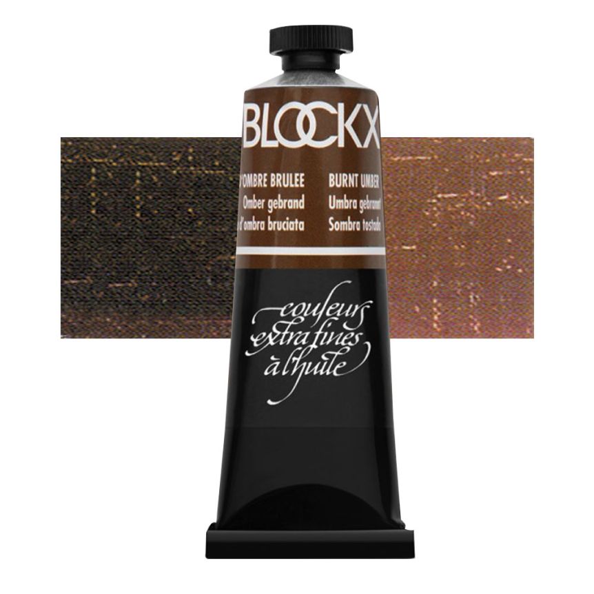 Blockx Oil Color 35 ml Tube - Burnt Umber