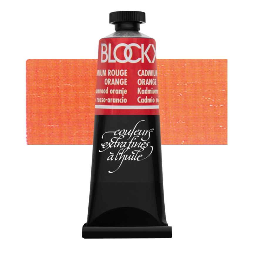 Blockx Oil Color 35 ml Tube - Cadmium Red Orange