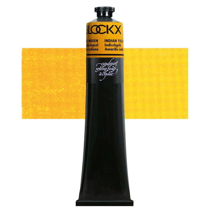 Blockx Oil Color 200 ml Tube - Indian Yellow
