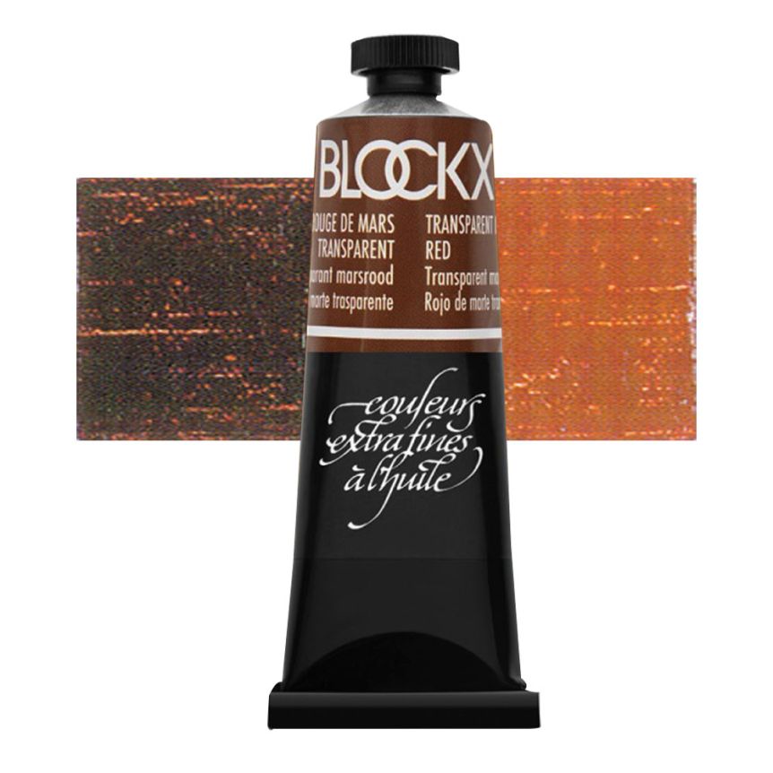 Blockx Oil Color 35 ml Tube - Transparent Mars Red
