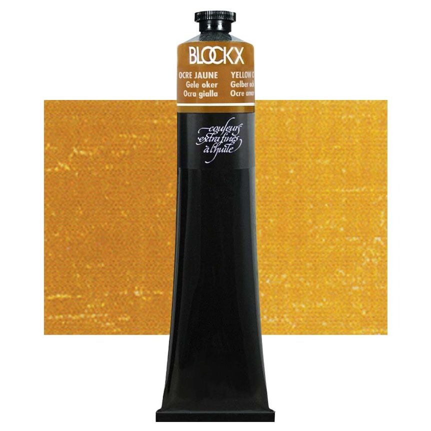 Blockx Oil Color 200 ml Tube - Yellow Ochre