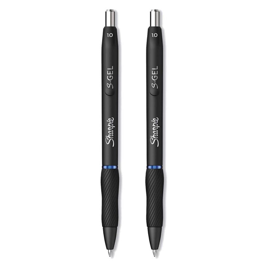  SHARPIE S-Gel Gel Pens, Bold Point (1.0mm), Blue Ink