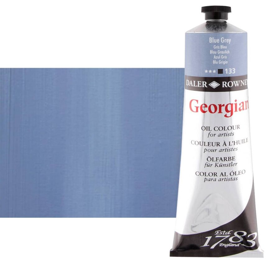 Daler Rowney Georgian Oil Paint Titanium White 225ml Tube - Art Paints for  Canvas Paper and More - Oil Painting Supplies for Artists and Students 