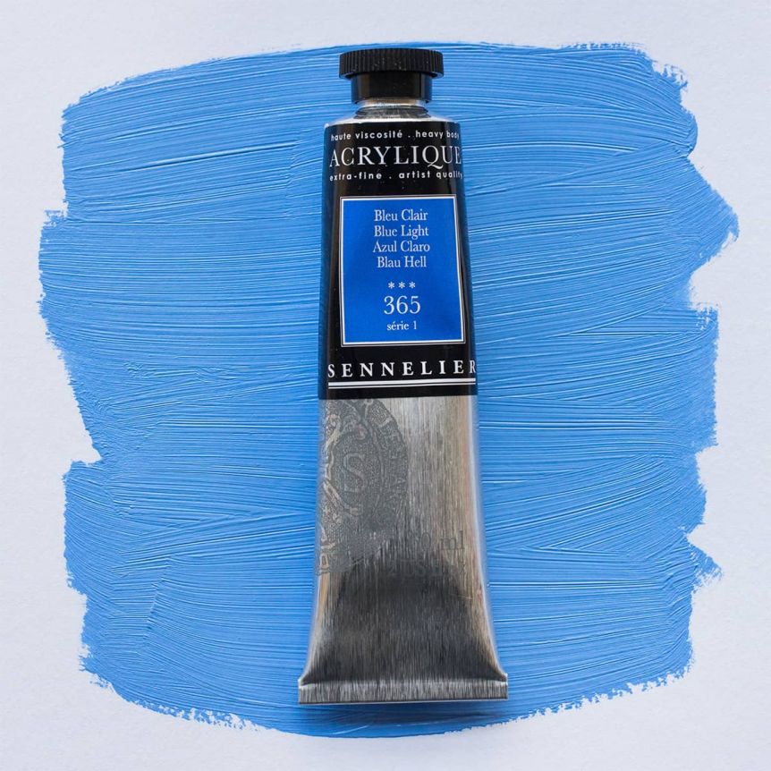 Sennelier Extra-Fine Artist Acryliques Blue Light 365 60 ml