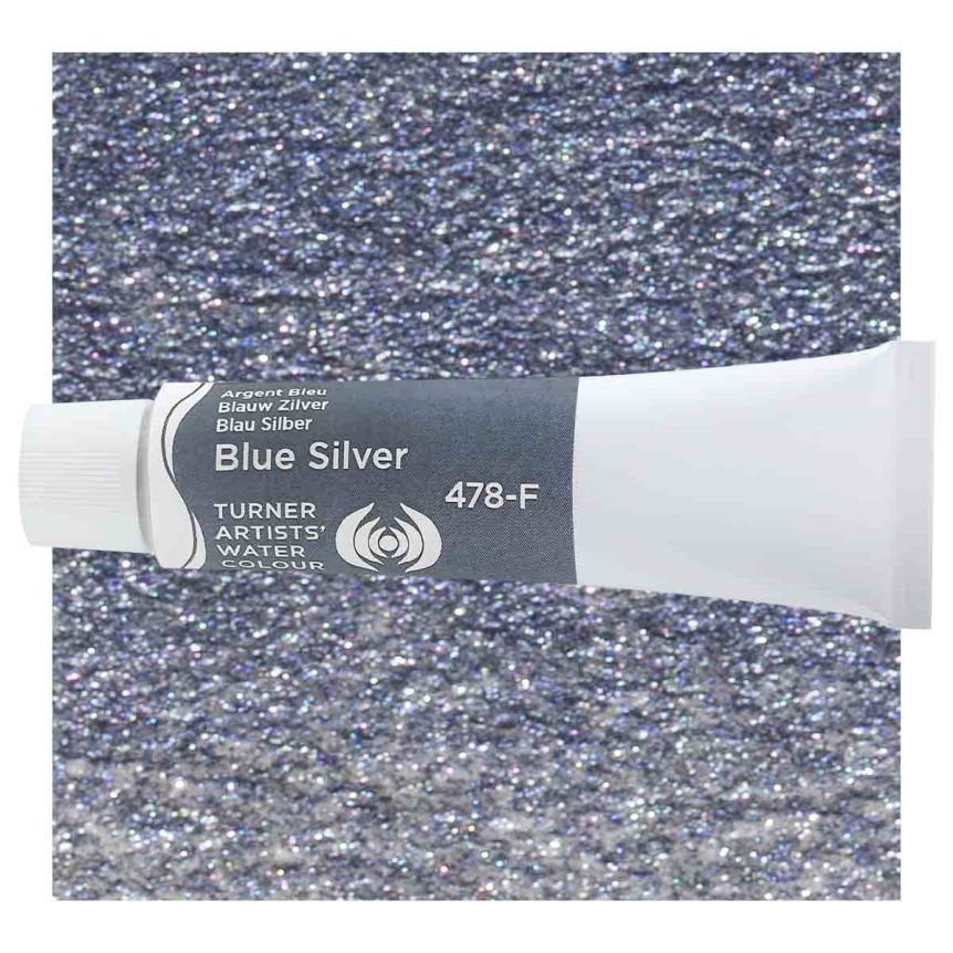 Turner Professional Watercolor - Blue Silver, 15ml Tube