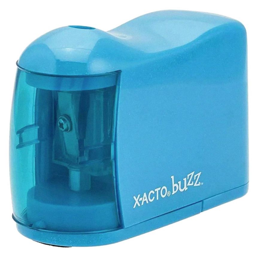 X-ACTO Buzz Battery Powered Pencil Sharpener, Blue