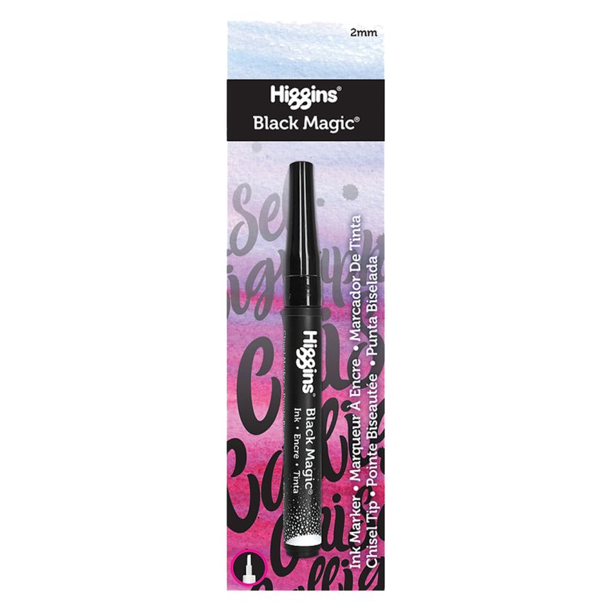  Higgins Black Magic® Chisel Nib Ink Pump Marker, 2mm