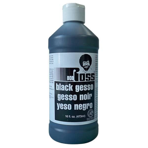 Bob Ross Black Gesso 16.9oz Bottle
