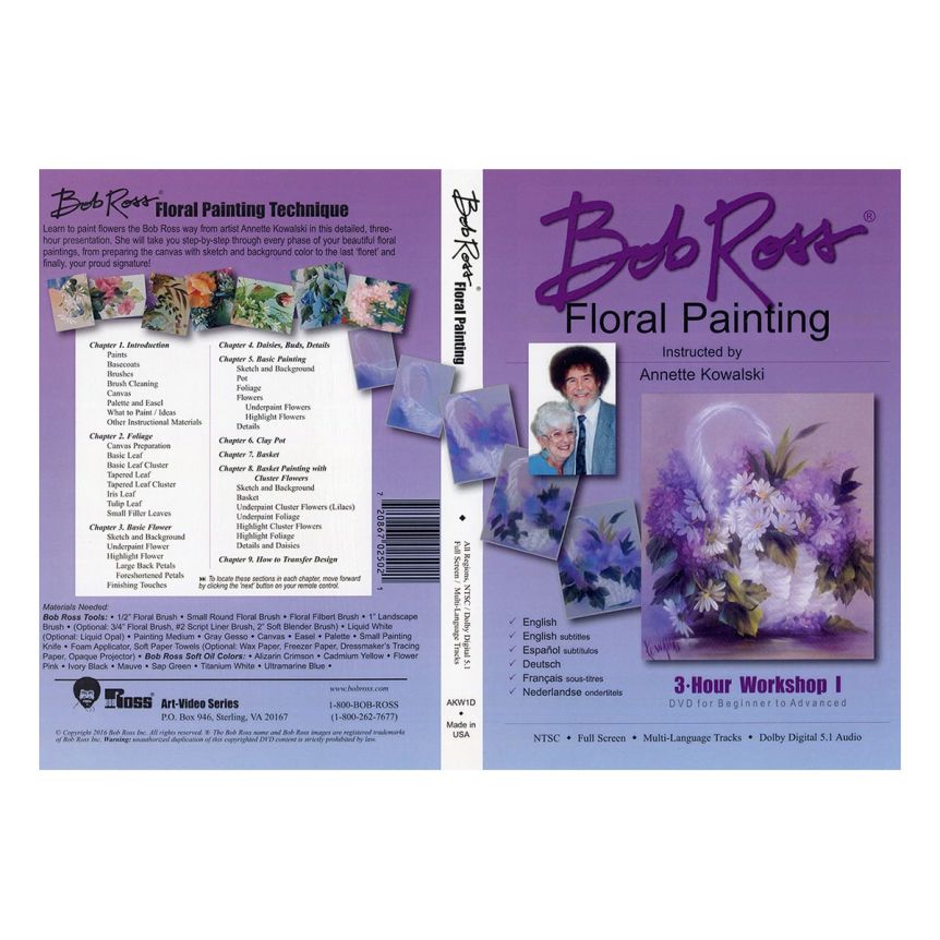 Bob Ross Floral Painting DVD