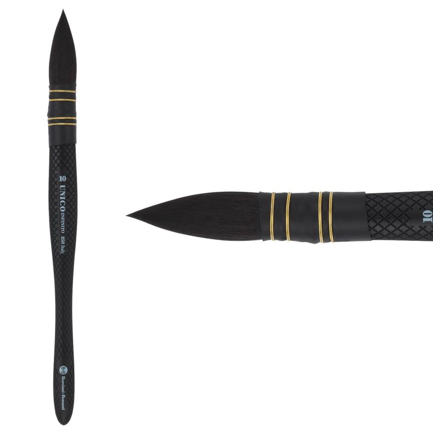 UNICO® Infinito HIDRO® Synthetic Series 850 Quill Brush - size #10