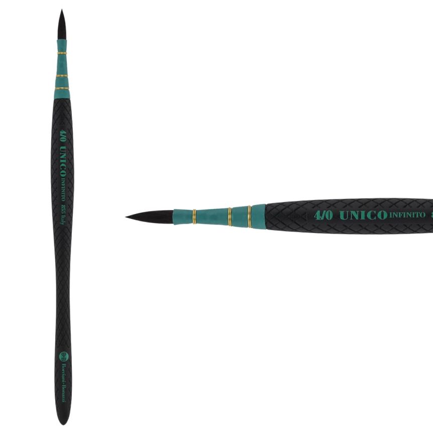 UNICO® Infinito HIDRO® Synthetic Series 855 Mini Quill Brush - size #4x0
