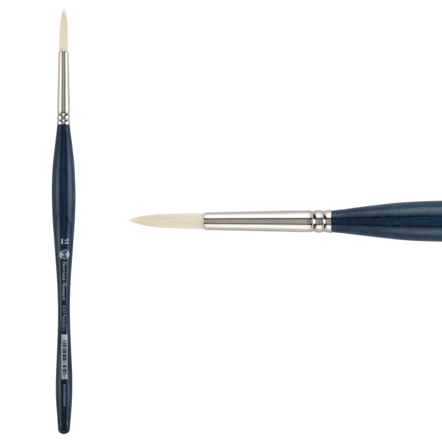 UNICO® Bianco Synthetic Series 830 Round Brush, size #12
