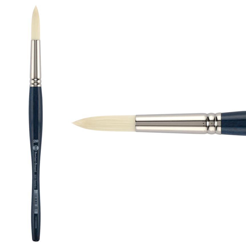 UNICO® Bianco Synthetic Series 830 Round Brush, size #20