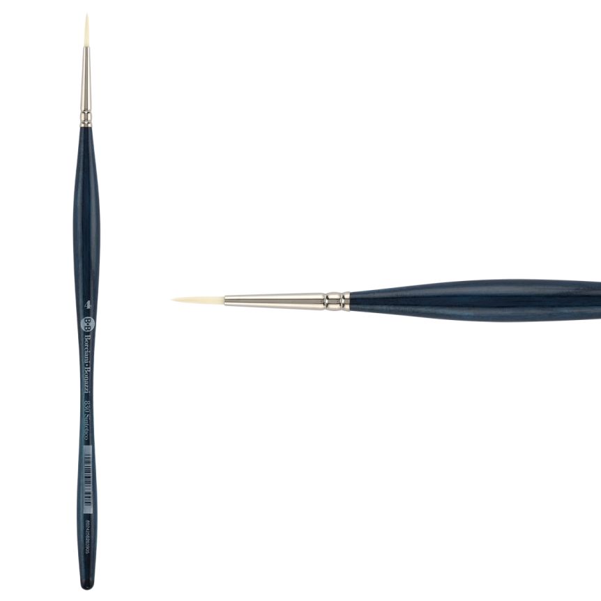 UNICO® Bianco Synthetic Series 830 Round Brush, size #4