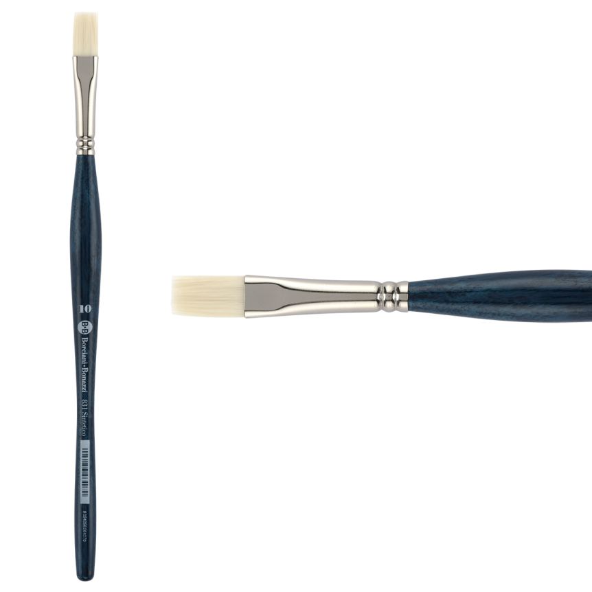UNICO® Bianco Synthetic Series 821 Flat Brush, size #10