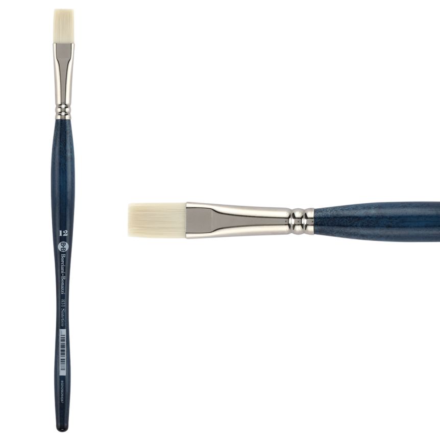 UNICO® Bianco Synthetic Series 821 Flat Brush, size #12