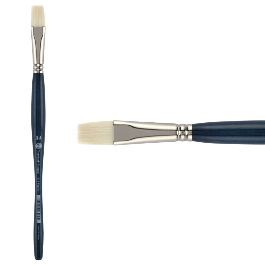 UNICO® Bianco Synthetic Series 821 Flat Brush, size #14