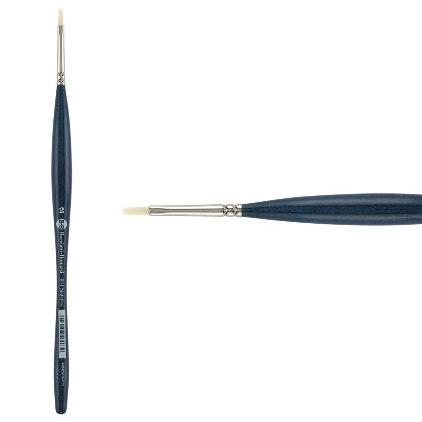 UNICO® Bianco Synthetic Series 821 Flat Brush, size #2