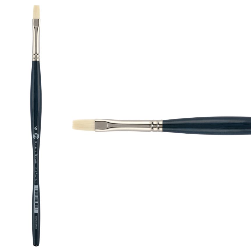 UNICO® Bianco Synthetic Series 821 Flat Brush, size #6