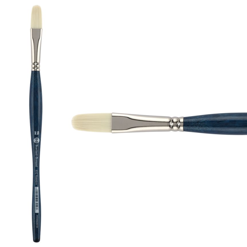 UNICO® Bianco Series 832 Filbert Brush, size #12