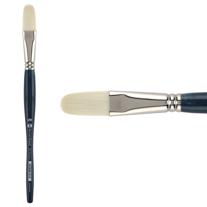 UNICO® Bianco Series 832 Filbert Brush, size #20