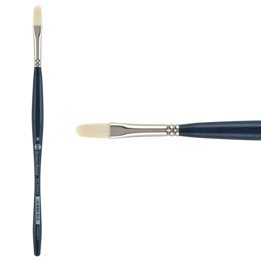 UNICO® Bianco Series 832 Filbert Brush, size #8