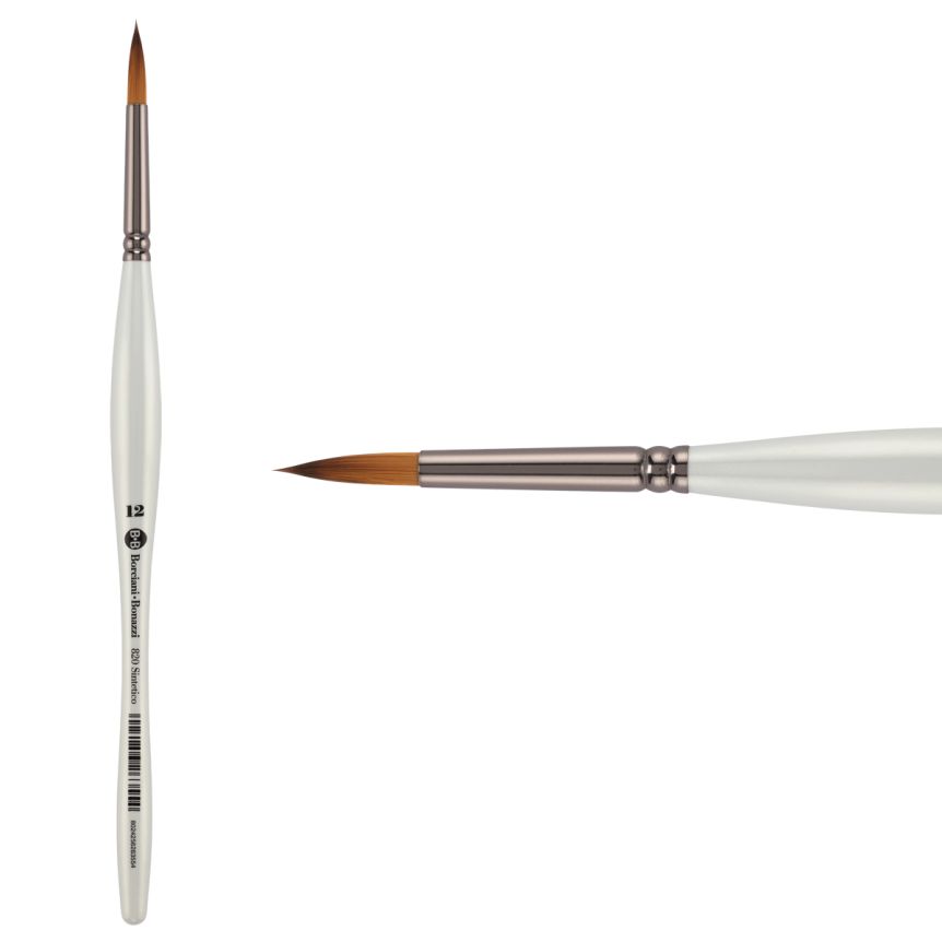 UNICO® Fiammato Synthetic Series 820 Round Brush, size #12