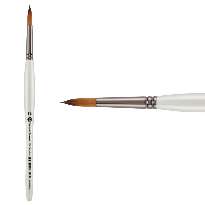 UNICO® Fiammato Synthetic Series 820 Round Brush, size #14