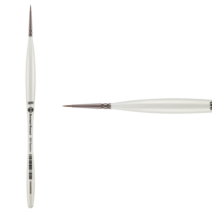 UNICO® Fiammato Synthetic Series 820 Round Brush, size #2/0