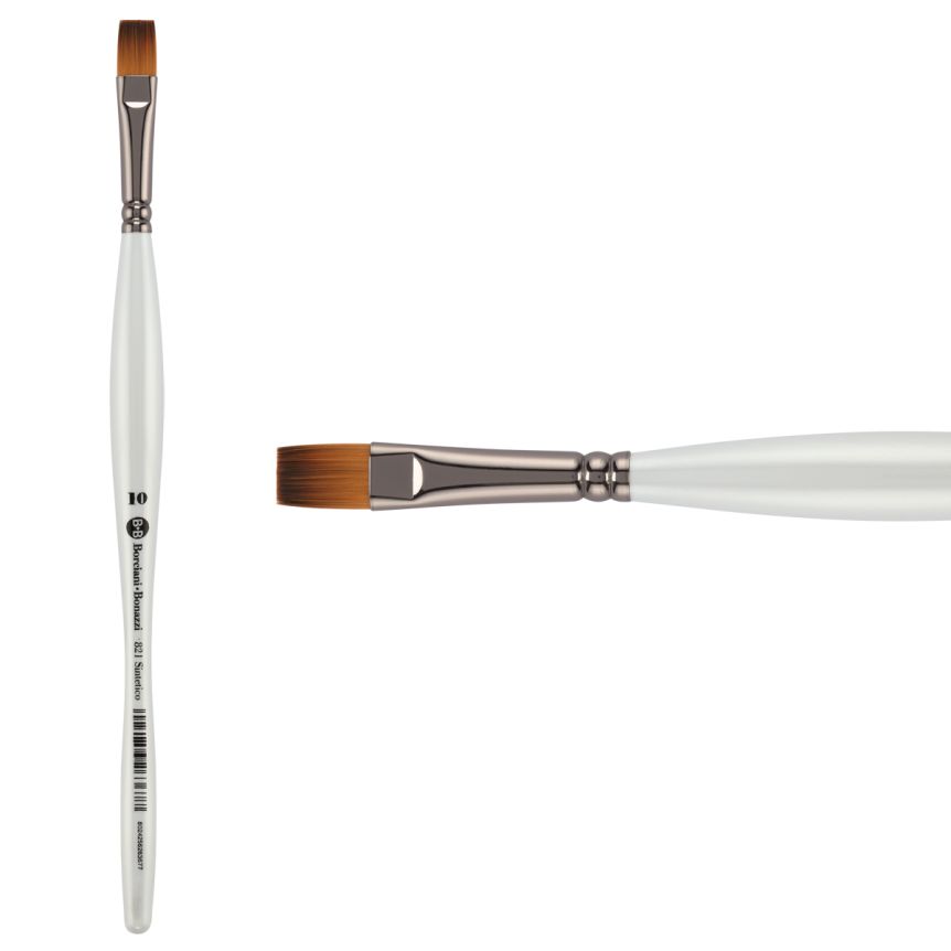 UNICO® Fiammato Synthetic Series 821 Flat Brush, size #10