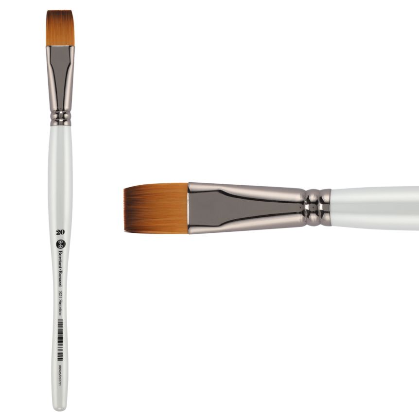 UNICO® Fiammato Synthetic Series 821 Flat Brush, size #20