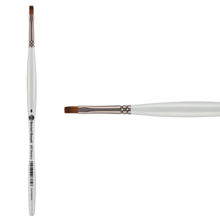 UNICO® Fiammato Synthetic Series 821 Flat Brush, size #4