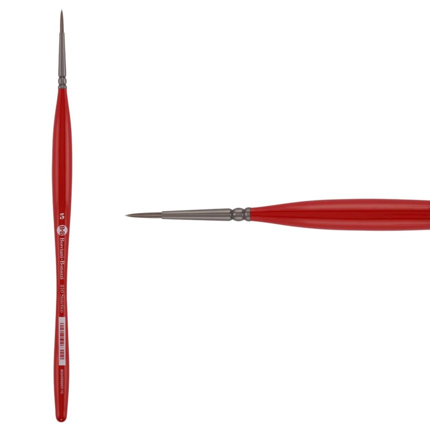 Borciani Bonazzi UNICO® Silver Synthetic Series 810 Round Brush - size 5