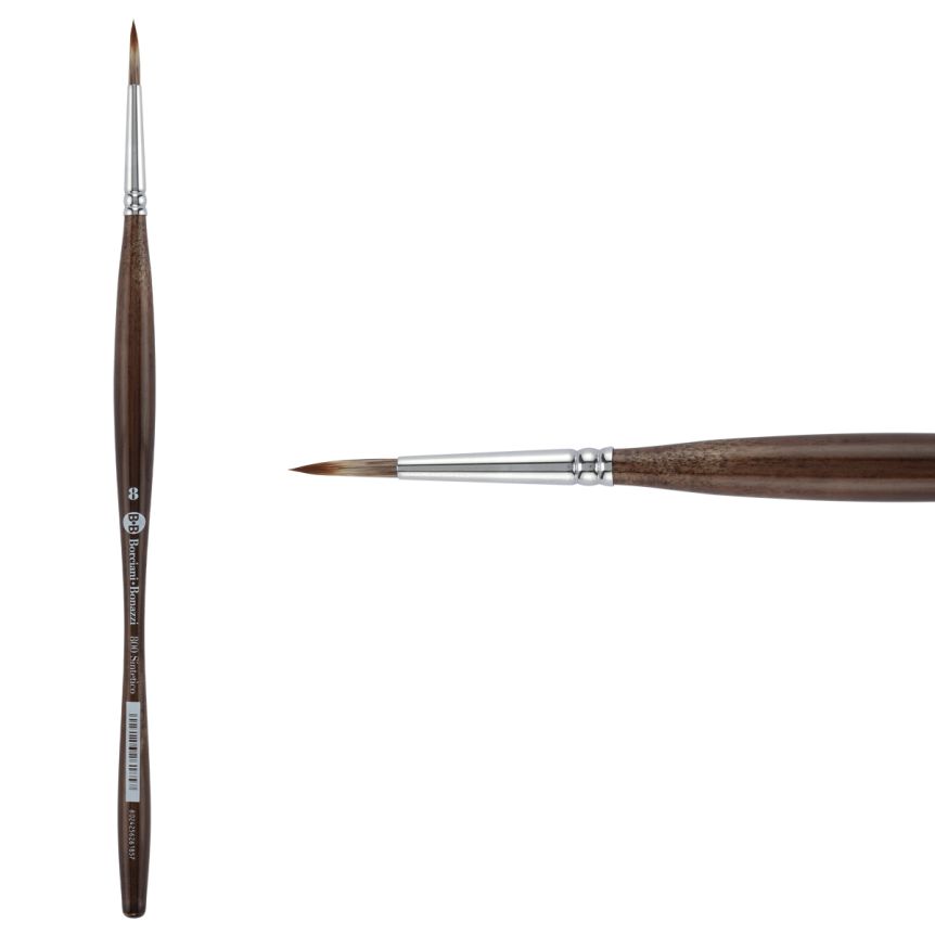 Borciani Bonazzi UNICO® Synthetic Mongoose Series 800 Round Brush - size 8