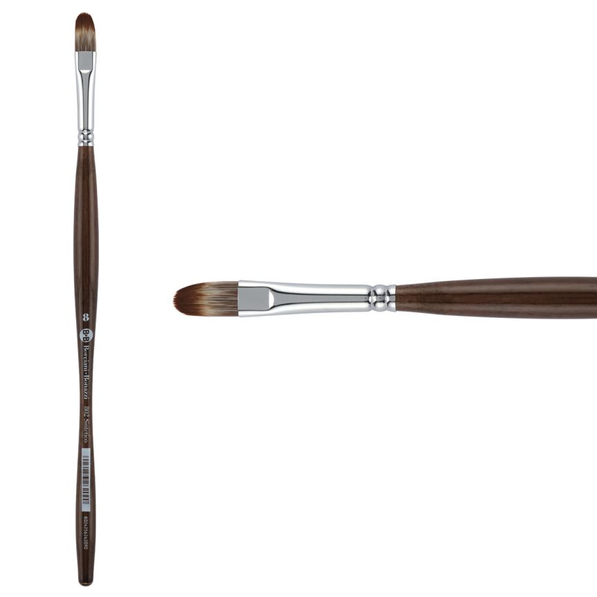 Borciani Bonazzi UNICO® Synthetic Mongoose Series 802 Filbert Brush - size 8