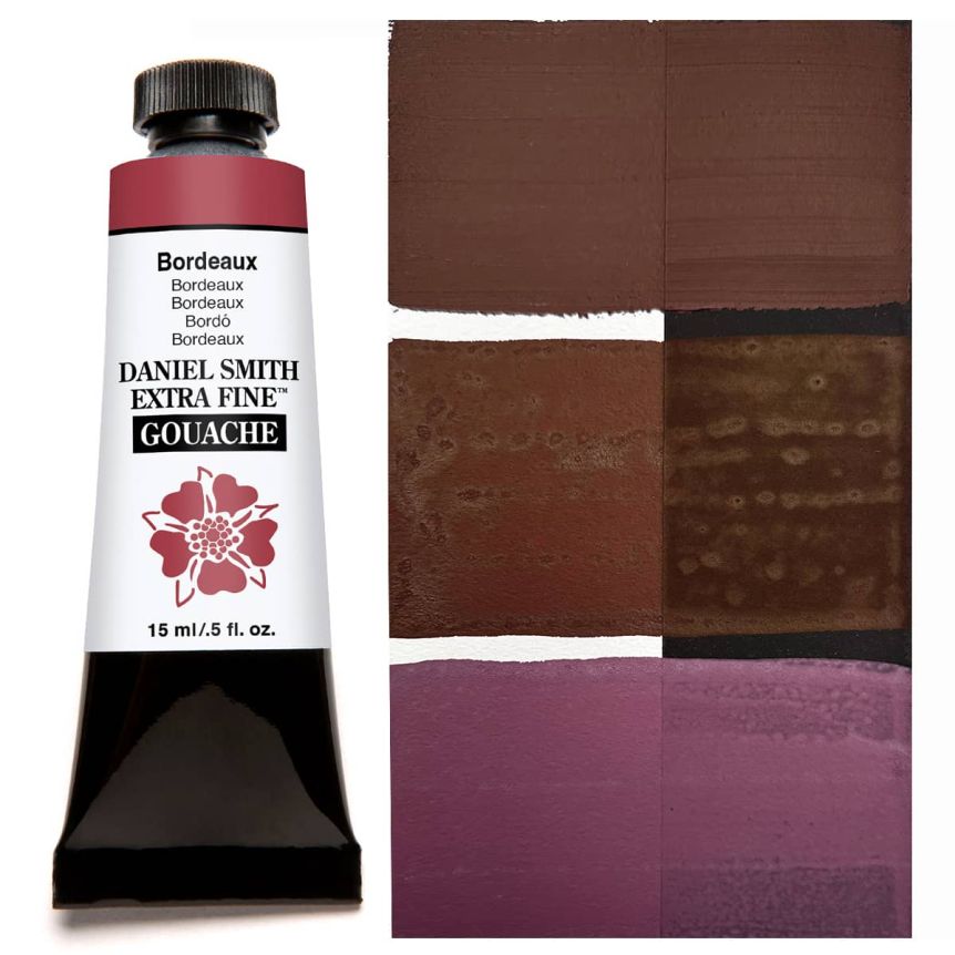 DANIEL SMITH Extra Fine GOUACHE Bordeaux, 15ml Tube