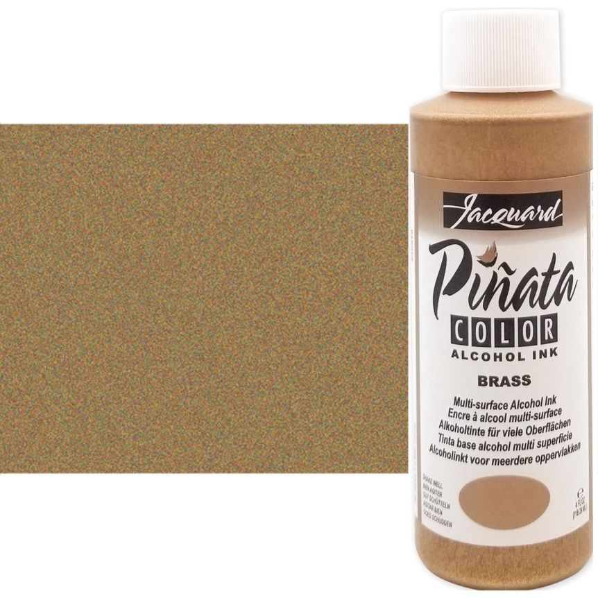 Jacquard Pinata Alcohol Ink - Brass, 4oz