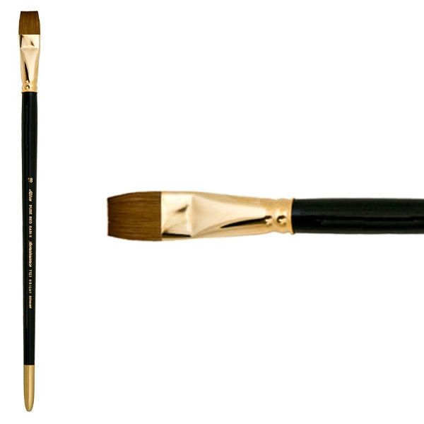 Renaissance Red Sable Brush Bright 18