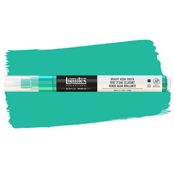 Liquitex Professional Paint Marker Fine (2mm) - Bright Aqua Green