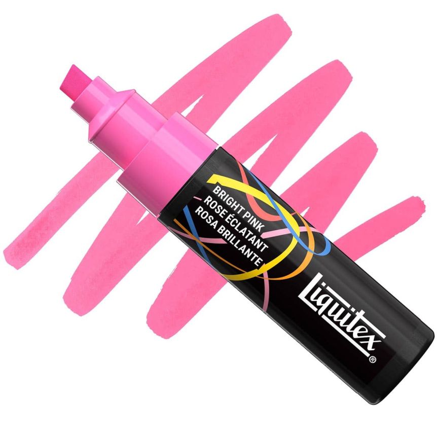 Liquitex Marker - Bright Pink, Chisel Tip, 8 mm