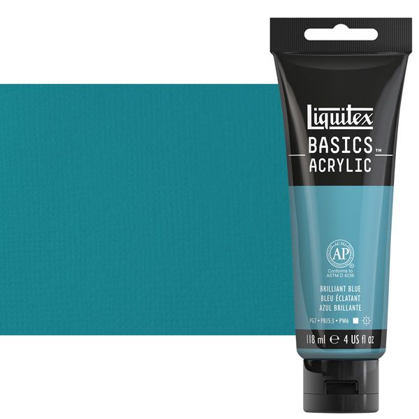 Liquitex Basics Acrylics 4oz Brilliant Blue